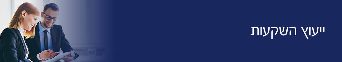 ייעוץ השקעות 